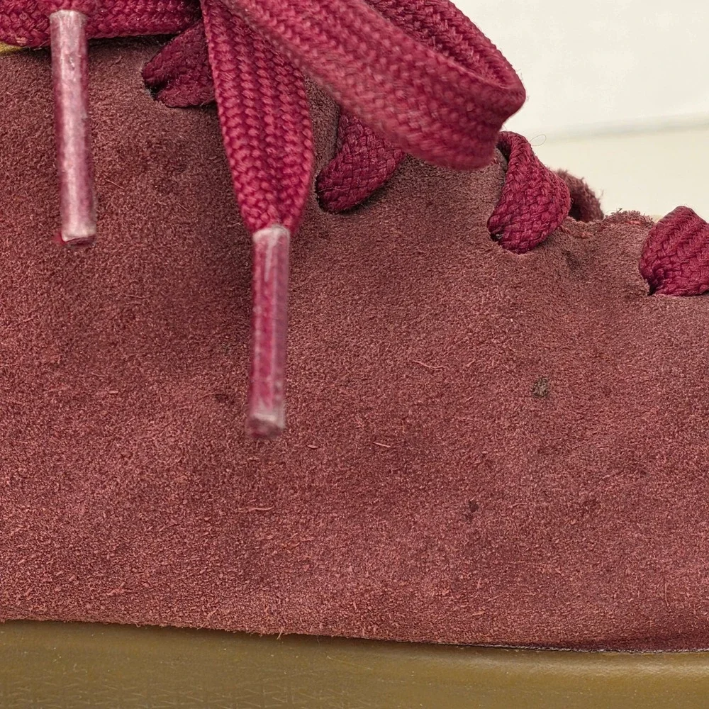 Nike‎ LeBron 13 Lifestyle Team Red Gum Brown Suede Studded 806396-600 Mens 8